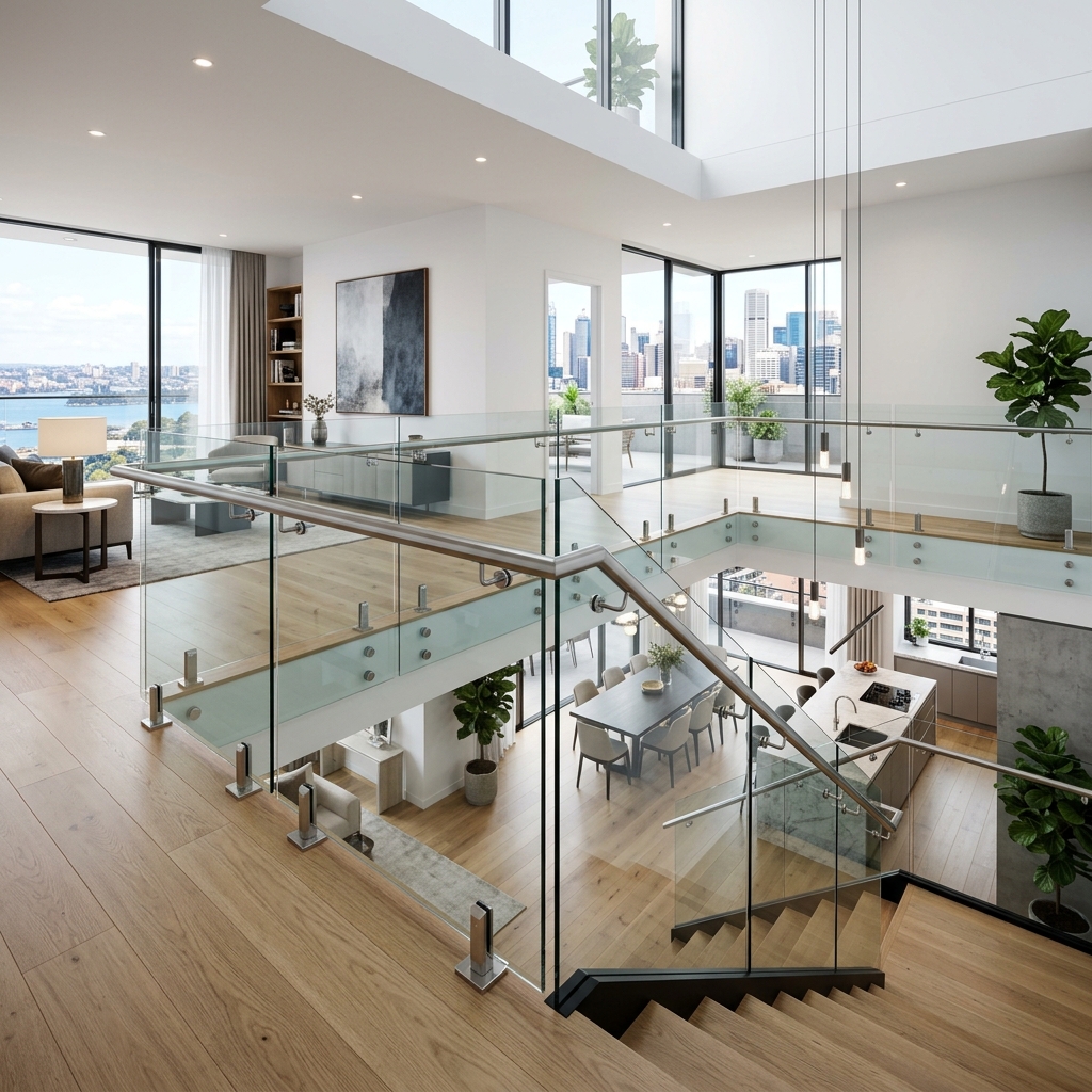 Скляні перила